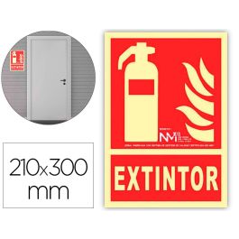 Cartel de extinción "extintor" clase b (pcv 0,7mm) 21x30cm normaluz Precio: 3.0250004356. SKU: S7907019