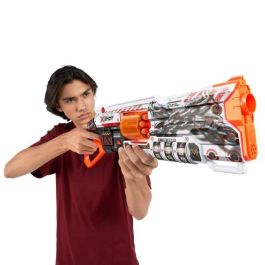 Lockable Blaster - ZURU - XSHOT Skins Lock Gun - Blaster con combinación de bloqueo y cañón giratorio con 8 dardos Lockable Blaster - ZURU - XSHOT Skins Lock Gun - Blaster con combinación de bloqueo y cañón giratorio con 8 dardos