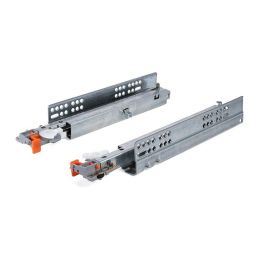 Salice Guía Oculta FUTURA PUSH Extracción Total para Cajones, Apertura por Empuje sin Tiradores, Acabado Zincado, Largo 400mm, Carga 30kg Precio: 24.50000014. SKU: B1AX36MB52