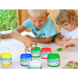 Liderpapel Pintura Dedos 500 ml Verde Tarrina