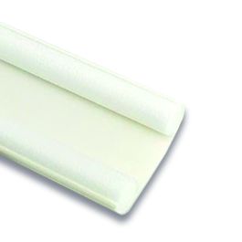 Geko Burlete doble cara para puerta, espuma, resistente a la intemperie, 25 mm x 95 cm, blanco