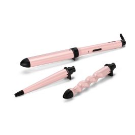Babyliss Tenacilla Ondulador de Pelo con 3 Accesorios Intercambiables para Rizos, Ondas y Texturizado - Barriles Cerámicos Precio: 63.89000013. SKU: B1D9VMW4YX