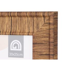 Giftdecor Portafoto Rayado 15x20 cm - Madera, Vidrio, Metal - Colores Surtidos (24 Unidades)