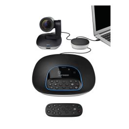 Logitech 960-001057 Kit de Videoconferencia GROUP Full HD con Zoom 10x y Micrófono con Cancelación de Ruido