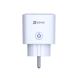 Ezviz Enchufe Inteligente T30 Compatible con Google Home y Alexa Control por Voz y App Wi-Fi 2.4GHz Ahorro Energía