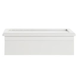 DKD Home Decor Relojero Romantico Blanco Gris 29.5 x 20.5 x 9 cm