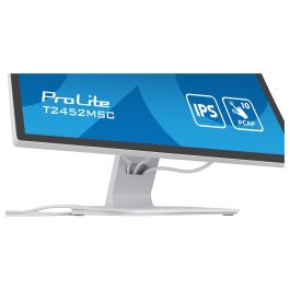 iiyama T2452MSC-W1 Monitor Táctil 23.8 Pulgadas IPS Full HD 1920x1080 HDMI USB Blanco