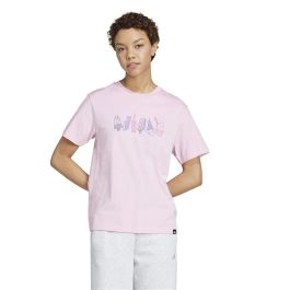 Camiseta de Manga Corta Mujer Adidas Rosa 13-14 Años
