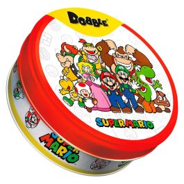 Asmodee Dobsm07Dees Dobble Super Mario, Juego de Mesa de Observación y Velocidad, Cartas Ilustradas, Juego Familiar para +6 Años