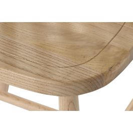 DKD Home Decor Silla Tradicional Olmo Natural 42 x 90 x 45 cm (2 Unidades)