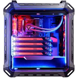 COUGAR Panzer Max Full Tower PC Gaming Negro para ATX, CEB, EATX, micro ATX, Mini-ITX con ventana de cristal acrílico