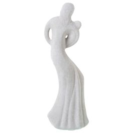 Figura Decorativa Alexandra House Living Beige Cerámica Mujer Bebé 15 x 15 x 47 cm