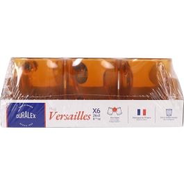 Duralex Mug Apilable Ambar "Versailles" 26 cl - Vaso de Cristal Templado de 10x7x9 cm (72 Unidades)