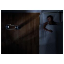 Dyson AM07 Ventilador sin Aspas de Pie para Habitaciones hasta 81 m³, Control Remoto, 10 Velocidades, Plata y Blanco