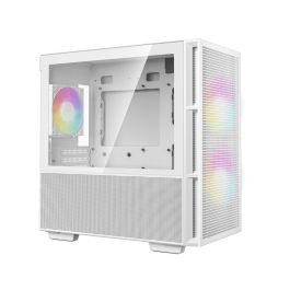 Deepcool Caja Gaming PC Matx Ch360 Blanco Iluminación RGB Panel Vidrio Templado