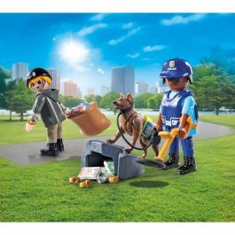 Playmobil 71731 Perro Policía y Ladrón