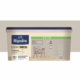 Ripolin AUC3174269076896 Pintura satinada de ultra cobertura para cocina, dormitorio, salón, recibidor, entrada, pasillo - Cetus Grey Precio: 69.50000057. SKU: B1CSC7KLME
