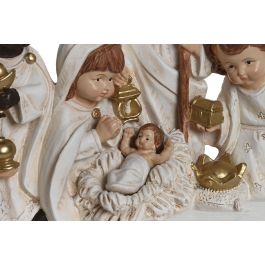 DKD Home Decor Nacimiento Blanco Resina 9.5 x 17 x 32 cm Set de 6 Piezas (2 Unidades)