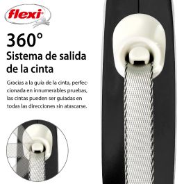 Correa Flexi New Comfort XS Cinta 3M Negro Correa Flexi New Comfort XS Cinta 3M Negro