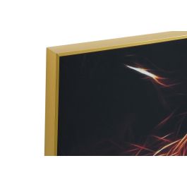 DKD Home Decor Cuadro Tigre Negro Multicolor Aluminio MDF 80 x 80 cm (2 Unidades)