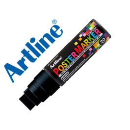 Artline Rotulador EPP-20 para Cartelería Punta Rectangular 20 mm Negro Precio: 13.6004. SKU: B13G2SY8KR