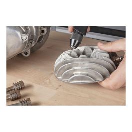 Wolfcraft Muelas de Diamante Cilíndricas Set 3 uds para Trabajos Finos en Materiales Duros