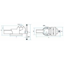 Tornillo de banco carpintería KANCA Castillo 100 mm