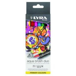 Lyra Rotulador Aqua Brush Duo Acuarelable, Doble Punta Pincel y Fina, Tonos Primarios, Blíster de 6 Unidades Precio: 14.49999991. SKU: B19Q7YA89D