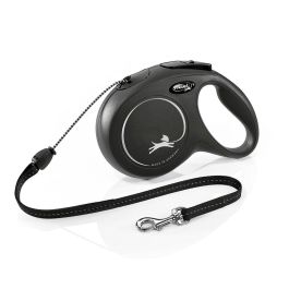 Flexi Correa New Classic M Cordón 8M Negro para Perros