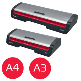 GBC 250 Plastificadora de Oficina DIN A4 Apagado Automático 2 Rodillos Hasta 125 Micras Calentamiento Rápido 1 Minuto