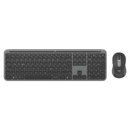 Logitech MK950 Signature Slim Combo Teclado y Ratón Inalámbricos, Multi-dispositivo, Scroll Rápido, Diseño Fino