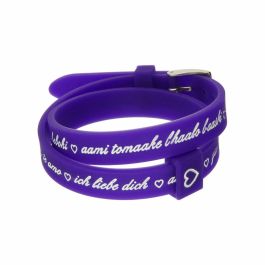 Pulsera Mujer il mezzometro I LOVE YOU SILVER - BRACCIALE IN SILICONE/SILICONE BRACELET Precio: 31.78999967. SKU: B1D25K3YZ7