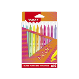 Maped Caja 10 Rotuladores Fluorescentes Neón Colores Surtidos Precio: 3.69000027. SKU: B18VCZ4PSB