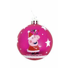 Bola de Navidad Peppa Pig Cosy corner Fucsia 6 Unidades Plástico (Ø 8 cm) Precio: 6.50000021. SKU: S4307354