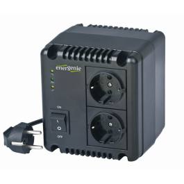 GEMBIRD EG-AVR-1001 Regulador de Voltaje con 2 Salidas AC, Negro | Rango de Entrada 140-270V Precio: 40.68999979. SKU: S5601569