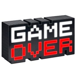 PALADONE Lámpara 8-BIT Game Over 30x10cm con Cable USB