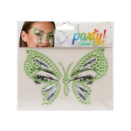 Joyas Faciales Adhesivas Mariposa Verde