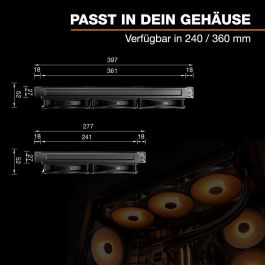 be quiet! PURE Loop 3 LX 360mm Refrigeración Líquida AIO para Procesador AMD/Intel con 3 Ventiladores Silenciosos y RGB