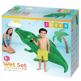 Figura hinchable cocodrilo 168x86 cm (+ 3 años) Figura hinchable cocodrilo 168x86 cm (+ 3 años)