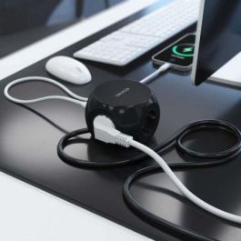 AISENS - REGLETA DE ENCHUFES SOBREMESA MULTIFUNCION CON 3 TOMAS + 2xUSB-C, 2xUSB-A, 1.4M, NEGRO AISENS - REGLETA DE ENCHUFES SOBREMESA MULTIFUNCION CON 3 TOMAS + 2xUSB-C, 2xUSB-A, 1.4M, NEGRO