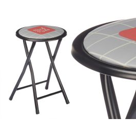 Taburete Plegable Pvc Mate Patas Negras Hand Made Giftdecor 30X69CM (10 Unidades) Taburete Plegable Pvc Mate Patas Negras Hand Made Giftdecor 30X69CM (10 Unidades)