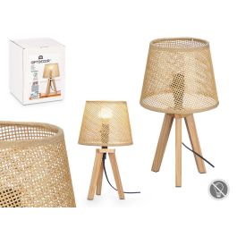 Lampara Sobremesa Pantalla Natural Conica 32 Cm Giftdecor (6 Unidades)