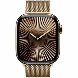 Apple Watch Series 10 GPS + Cellular 42mm Titanio Dorado con Pulsera Milanese Loop Acero Inoxidable Oro 64GB