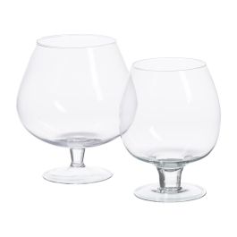 Copa Decoración Transparente Cristal 17 X 17 X 22 cm