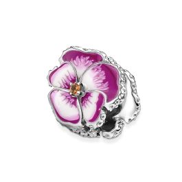 Charm Mujer Pandora PINK PANSY FLOWER Precio: 97.5744. SKU: B13EFKQN3R