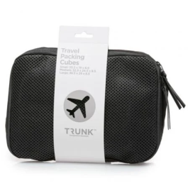 Trunk Packcube Bolsas Organizadoras de Equipaje 3 unidades TR-PACKCUBE-BLK - Set de Cubos de Empaque de Viaje en Poliéster para Maleta Precio: 39.0104. SKU: B1H3CEMQEP