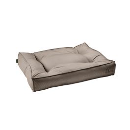 Hunter Cama para Perros Acolchada Lancaster 120x90 cm Marrón. Comodidad superior, funda de poliéster lavable a 30°C y relleno extraíble.