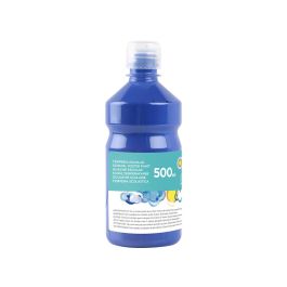 Tempera Liquida Liderpapel Escolar 500 mL Azul Marino