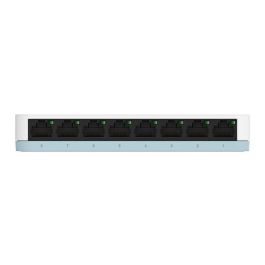 D-Link DGS-1008D Switch de Escritorio Gigabit Ethernet 8 Puertos RJ-45 No Gestionable con QoS, Soporte Jumbo Frame y Tecnología Green