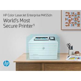 HP Impresora Láser Color LaserJet Enterprise M455DN Doble Cara Automática Duplex 3PZ95A Blanca